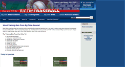 Desktop Screenshot of bigtimebaseball.com