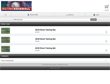 Tablet Screenshot of bigtimebaseball.com